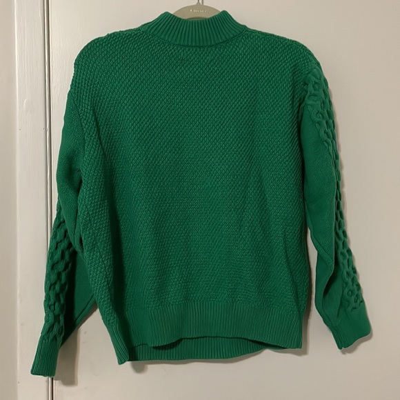 Green urban outfitters austin cable knit sweater in S - Picture 4 of 4